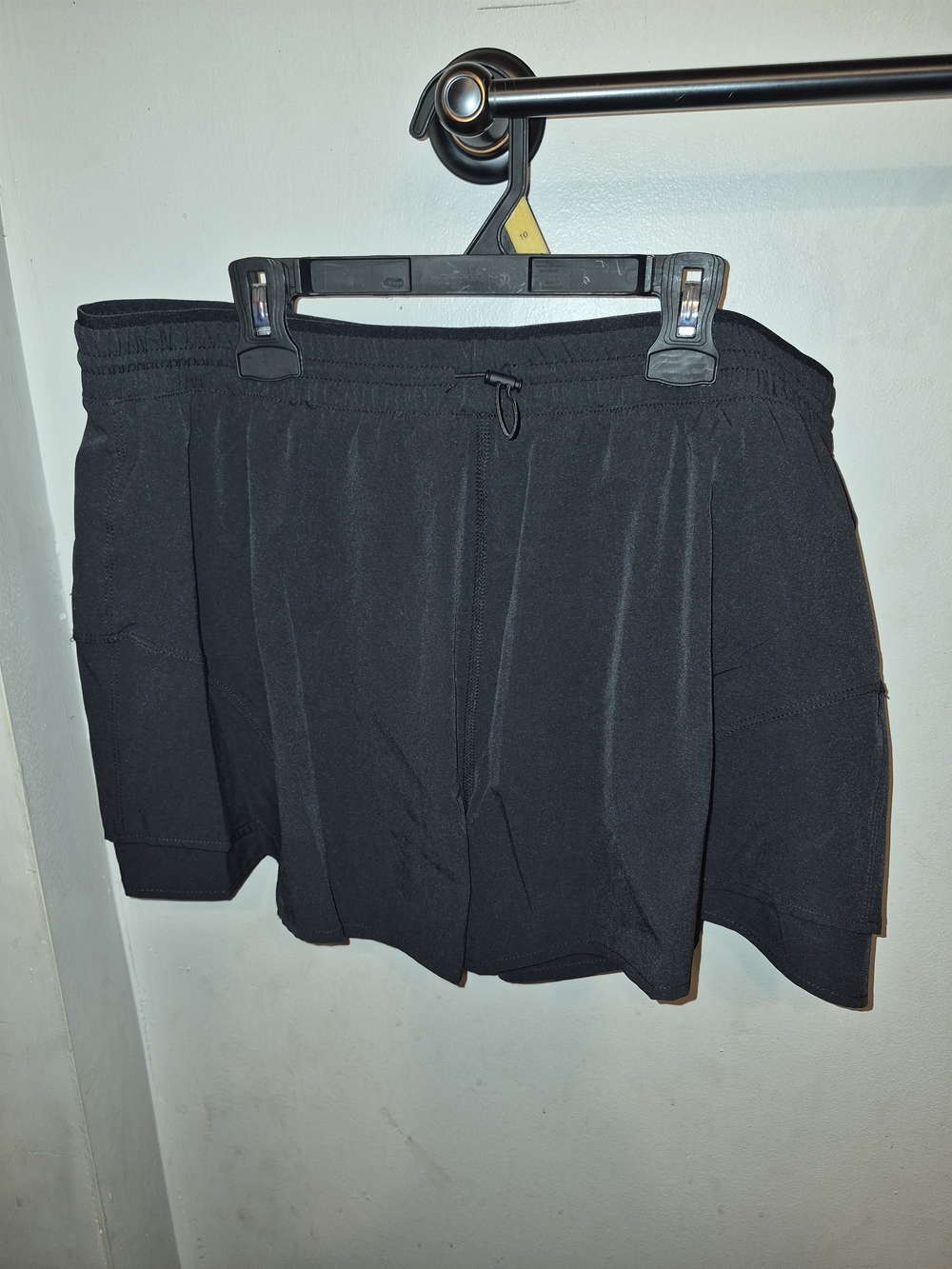 Avia Black Women's Athletic Shorts with Drawstring